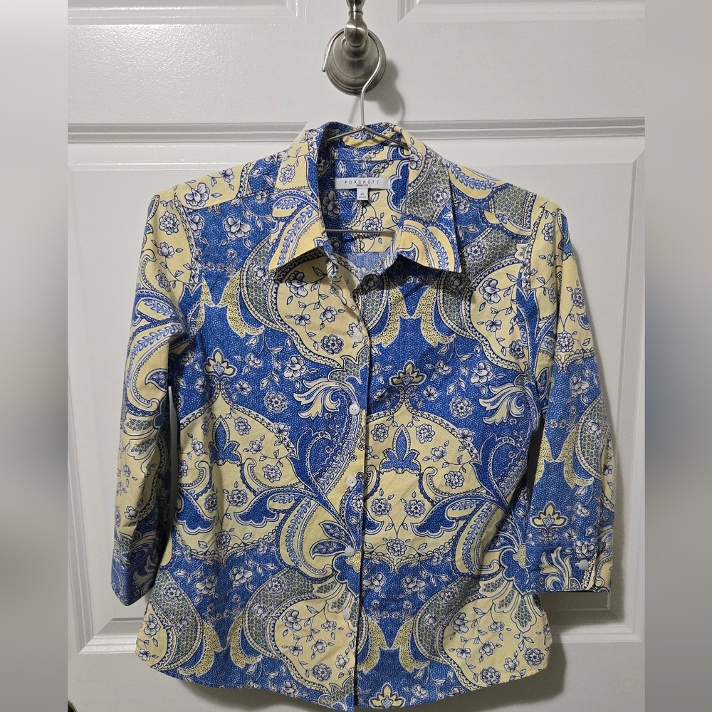 Foxcroft Button Down Shirt - image 4